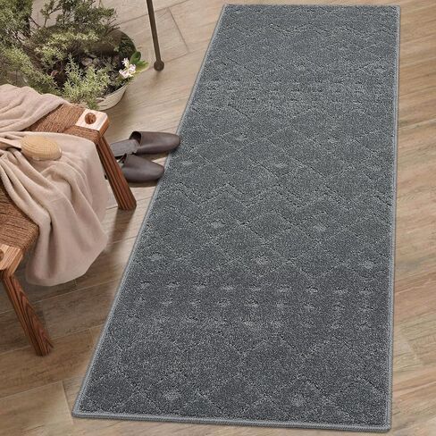 LUXLOOM Door Mat Indoor Entrance 3x5 Rug Beige Moroccan Small Rug High Low Pile Shag Rug Modern Non Slip Accent Throw Rugs for Bedroom Stain Resistant Carpet for Nursery Living Room 3'x5' Beige in Saudi Arabia
