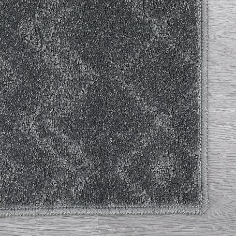 LUXLOOM Door Mat Indoor Entrance 3x5 Rug Beige Moroccan Small Rug High Low Pile Shag Rug Modern Non Slip Accent Throw Rugs for Bedroom Stain Resistant Carpet for Nursery Living Room 3'x5' Beige in Saudi Arabia