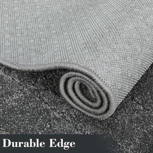 LUXLOOM Door Mat Indoor Entrance 3x5 Rug Beige Moroccan Small Rug High Low Pile Shag Rug Modern Non Slip Accent Throw Rugs for Bedroom Stain Resistant Carpet for Nursery Living Room 3'x5' Beige in Saudi Arabia