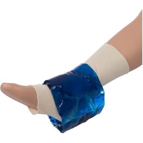 Torex Professional Hot and Cold Therapy - Roll-On Cold Therapy Sleeve (Large) - Reusable Gel Ice Pack for Calf, Knee, and Thigh - fits 15" to 21"