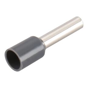 Baomain AWG 14/2.5mm² Wire Copper Crimp Connector Insulated Ferrule Pin Cord End Terminal E2510 Gray Pack of 1000