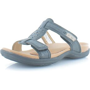Cobb Hill Rubey Slide Women's Comfort Sandal White/pewter - 7 Wide
