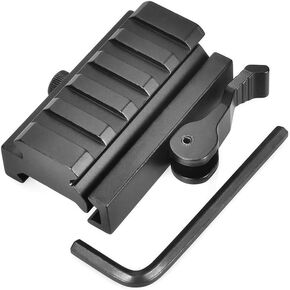 65mm Length Riser Mount Base 5 Slots 20mm-21mm Width Rail Mount