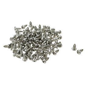Dasunny M4 Triangle Socket Truss Head Wood Screws, DIN571 20mm Full Thread, 304 Stainless Steel Anti-Theft Screws, Pack of 100