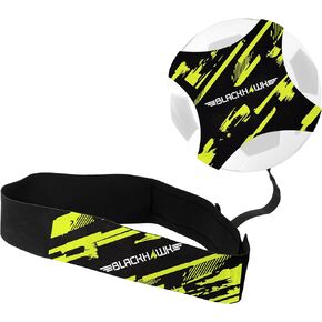 Franklin Sports Soccer Ball Training Belt - Blackhawk Pass-Pal Soccer Kick Trainer + Practice Equipment Accessory - Solo Soccer Passing, Shooting + Skills Trainer Belt - Fits Soccer Balls