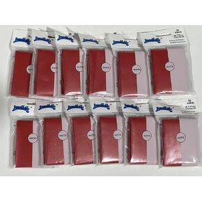 Red Matte Card Sleeves for MTG, 600 Pieces Perfect Fit Standard Card Sleeves for Trading Card Sports Cards Baseball Cards TCG Magic, Card Protector for Mini Photo, Sturdy and Nice Shuffling in Kuwait