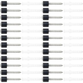 72PCS Pegboard Mounting Kit (Screws+Washers+Expansion Tube) x 24 For 1/8'' and 1/4'' Pegboard Mounts