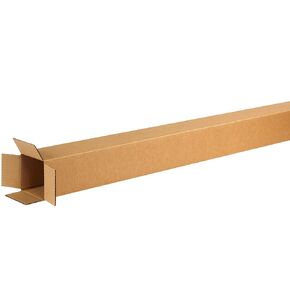 BOX USA 4x4x60 Tall Corrugated Boxes, Tall, 4L x 4W x 60H, Pack of 75 | Shipping, Packaging, Moving, Storage Box for Home or Business, Strong Wholesale Bulk Boxes