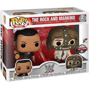 Funko POP! WWE: The Rock vs. Mankind (2 Pack) - Walmart Exclusive