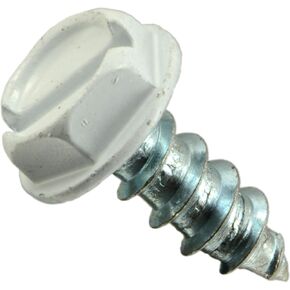014973508982 508982 Sheet-Metal-Screws, White, 100 Piece
