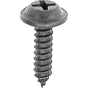 50#10 X 3/4" Phillips Flat Top Washer Head Screws Blk