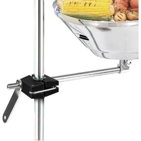 Round Rail Grill Mounting Hardware Kit for Standard 7/8" or 1" Rails, Fit for All Magma Marine Kettles Grill, A10-080