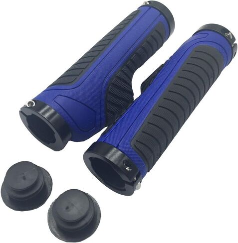 Bicycle Bilateral Lockable Ergonomic Handlebar Grips Anti-Skid Bike Handlebar Grips in Saudi Arabia