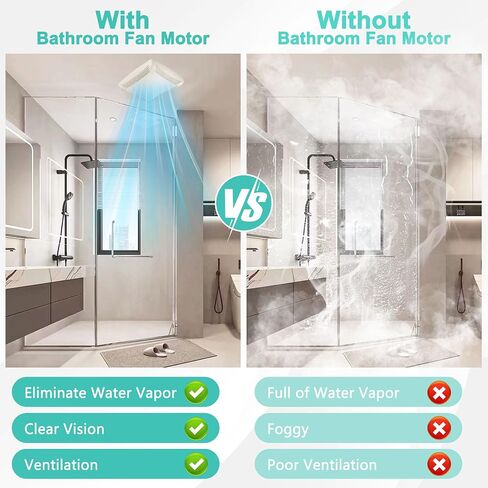 مجموعة محرك مروحة عادم الحمام S0504B000 لوحدة Broan NuTone 769RL B، 763RL، 763RLN، 763RLN-R01، 757، 769RFT-R01، 769RL-R01، محرك بديل JESP-61K13/C-87547 in Saudi Arabia