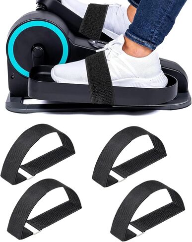 4 Pack Pedal Straps for Under Desk Elliptical Machines - Foot & Leg Exerciser for Seniors, Home Fitness, & Office Desk Workouts in Saudi Arabia