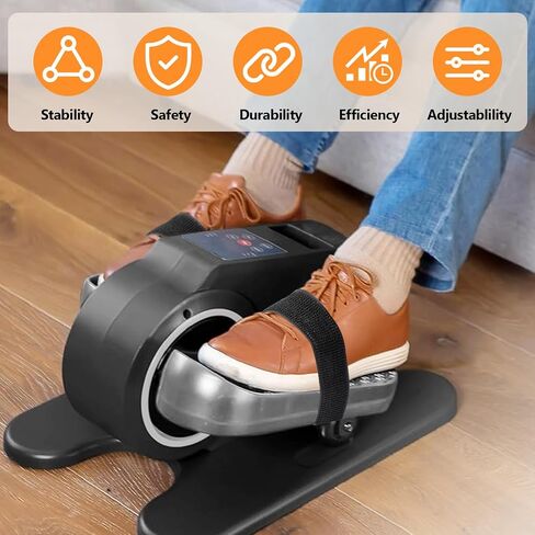 4 Pack Pedal Straps for Under Desk Elliptical Machines - Foot & Leg Exerciser for Seniors, Home Fitness, & Office Desk Workouts in Saudi Arabia