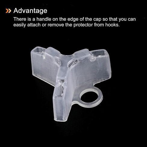PATIKIL Fishing Hook Bonnets, Plastic Treble Hook Covers Hook Safety Cap Protectors in Saudi Arabia