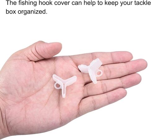 PATIKIL Fishing Hook Bonnets, Plastic Treble Hook Covers Hook Safety Cap Protectors in Saudi Arabia