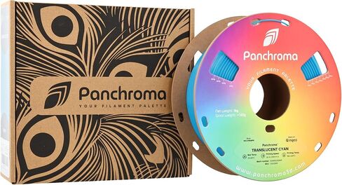 Polymaker Panchroma Translucent PLA Filament 1.75mm Cyan, 1.75 Translucent Cyan PLA 3D Printing Filament 1kg Spool - Panchroma High Translucency 1.75 PLA 3D Printer Filament in Kuwait