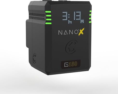 مجموعة البطاريات الذكية Core NANOV150X، بقدرة 150 وات في الساعة، بحجم صغير على شكل حرف V، 14.8 فولت و10.2 أمبير في الساعة. رسم 12A باستخدام مقياس الوقود EmLEDTM وUSBCPD وPtap in Kuwait