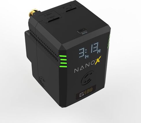 مجموعة البطاريات الذكية Core NANOV150X، بقدرة 150 وات في الساعة، بحجم صغير على شكل حرف V، 14.8 فولت و10.2 أمبير في الساعة. رسم 12A باستخدام مقياس الوقود EmLEDTM وUSBCPD وPtap in Kuwait