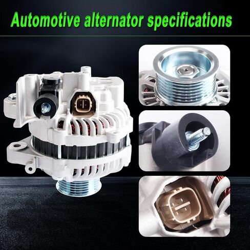Alternator Compatible with 2008-2010 Odyssey 2009-2011 Pilot 2010-2013 MDX RL TL TSX ZDX 3.5L 3.7L V6 Replace for AL1311X 104210-5920 31100-RGW-A01 in Saudi Arabia