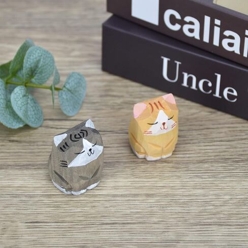 2 Pcs Mini Wood Hippo Figurines Sandalwood Tiny Hippo Statue Decor Cute Handmade Wooden Hippopotamus Sculpture for Home Shelf Desk Decor Hippo Gifts for Women (Black & Green Sandalwood) in Saudi Arabia
