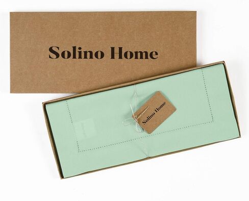 Solino Home Black Table Runner 72 Inches Long – Cotton Linen Hemstitch Fall, Halloween, Thanksgiving Table Runner 14 x 72 Inch – Machine Washable Scarf Dining Table Runner in Saudi Arabia