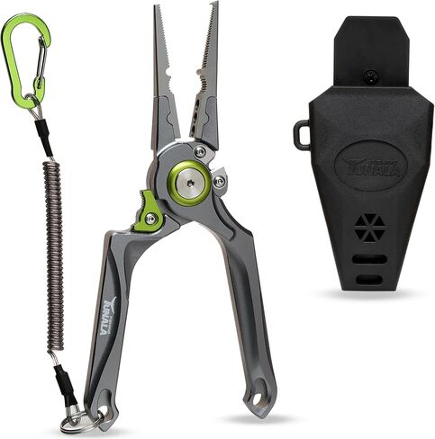 8" Fishing Pliers, Fishing Tool For Anglers, CNC Machined, Dark Silver in Saudi Arabia