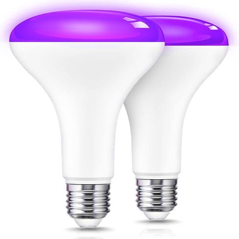 L LOHAS LED Christmas Flood Light Bulbs, [2 Pack], Red Green LED BR30 Flood Light Indoor 65W Equivalent, 11 Watt Colored Can Light Bulbs E26, for New Year, Home Lighting, Holiday Party Decoration in Saudi Arabia