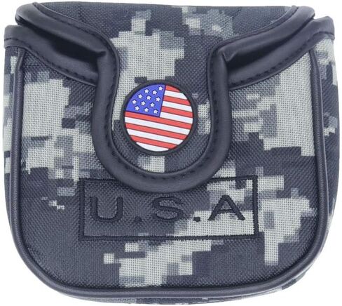 HISTAR USA Golf Green Camouflage Square Mallet/Mallet Putter Head Cover for Taylormade Odyssey in Saudi Arabia