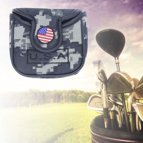 HISTAR USA Golf Green Camouflage Square Mallet/Mallet Putter Head Cover for Taylormade Odyssey in Saudi Arabia