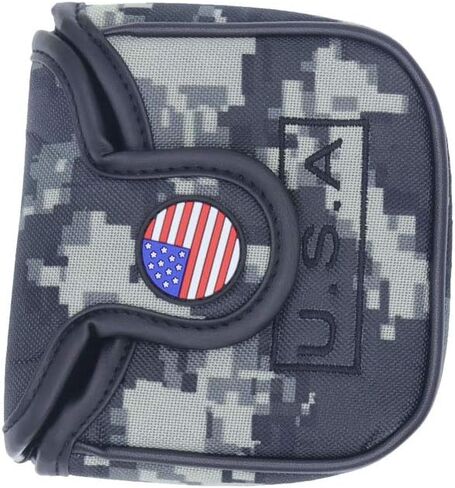 HISTAR USA Golf Green Camouflage Square Mallet/Mallet Putter Head Cover for Taylormade Odyssey in Saudi Arabia