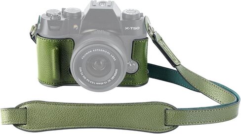 SMALLRIG X-T50 Half Leather Case Kit with Shoulder Strap, Retro Style Leather Camera Half Case with Aluminum Alloy Frame for FUJIFILM X-T50 (Black) - 4709 in Saudi Arabia