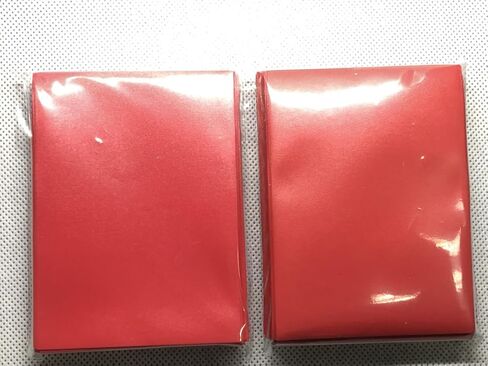 Red Matte Card Sleeves for MTG, 600 Pieces Perfect Fit Standard Card Sleeves for Trading Card Sports Cards Baseball Cards TCG Magic, Card Protector for Mini Photo, Sturdy and Nice Shuffling in Kuwait