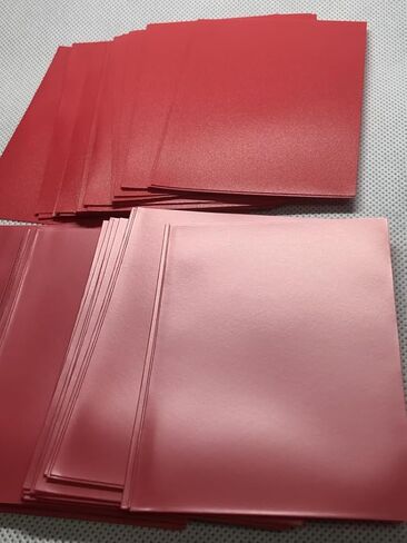 Red Matte Card Sleeves for MTG, 600 Pieces Perfect Fit Standard Card Sleeves for Trading Card Sports Cards Baseball Cards TCG Magic, Card Protector for Mini Photo, Sturdy and Nice Shuffling in Kuwait