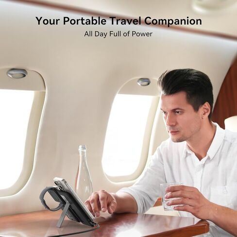 شاحن لاسلكي مغناطيسي لهاتف iPhone - محطة شحن 3 في 1 لأجهزة Apple، قاعدة شحن مغناطيسية للسفر لهاتف iPhone 15/14/13/12 Pro Max وApple Watch وAirPods 3/2/Pro in Kuwait