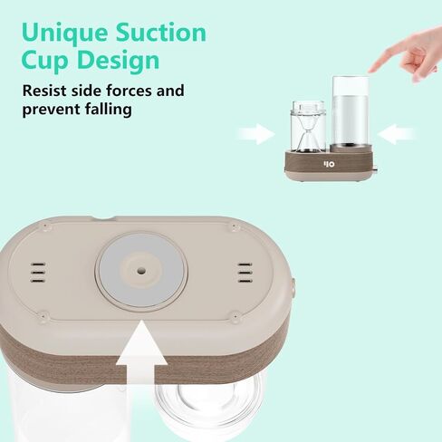 Y&O Steam Humidifier, 1600ml Aromatherapy Diffuser for Home, Natural Fragrance Essential Oil Diffuser with Glass Reservoir, Auto Shut Off, Filterless Design in Saudi Arabia