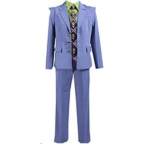Cosnew Halloween Kira Yoshikage Party Jacket Outfits Costume-Made