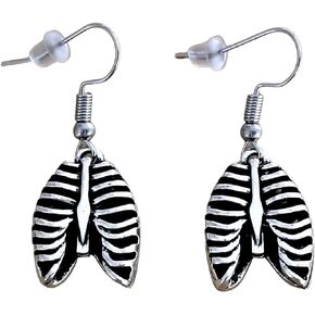 Rib Cage Earrings Ribcage Jewelry Human Rib Bone Doctor Nurse Gift Orthopedist Gift Orthopedic Surgeon Orthopedic Specialist Human Bone Anatomy Gift