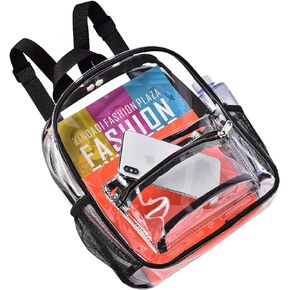 حقيبة ظهر شفافة صغيرة معتمدة من ملعب الظهر للعمل والحفلات الموسيقية والسفر والرياضة in Kuwait