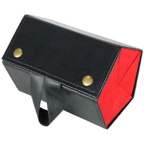 حقيبة منظمة للنظارات الشمسية المحمولة - حامل نظارات من جلد البولي يوريثان قابل للطي | مناسب للسفر | تصميم معلق | مثالي للسفر والاستخدام اليومي | تناسب كلا من الرجال والنساء in Kuwait