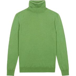 Women Turtleneck Knit Sweater: Long Sleeve Lightweight Casual Pullover