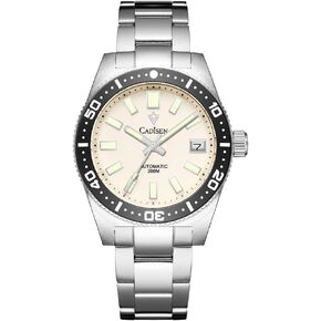 CADISEN Men’s Automatic Watch Mechanical NH35 Movement Waterproof Sapphire Glass Casual Business Watches…