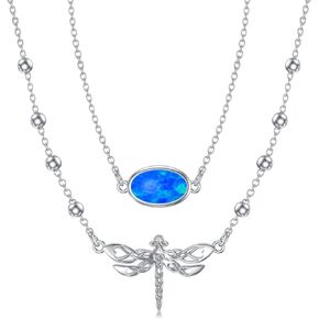 Flpruy Sterling Silver Penguins/Dolphin/Butterfly/Hummingbird/Mountain/Dragonfly/BFF/Sloth/Skull/Pumpkin/Baptism Gifts Necklace Christmas Birthday Anniversary Jewelry Gift for Women