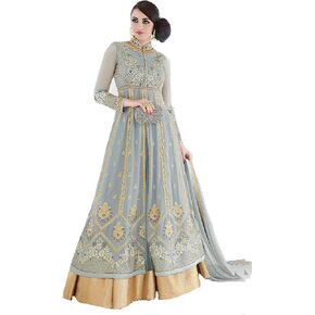 Indian/Pakistani Bollywood Party Wear Wedding Wear Anarkali Suit Gown for Women VF