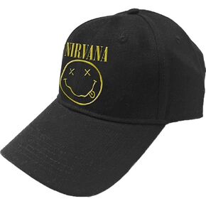 شعار Nirvana للرجال وقبعة بيسبول مبتسمة باللون الأسود in Kuwait