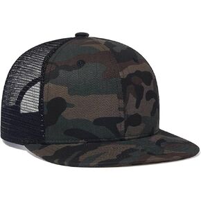 CNUSER Trucker Hat Fashion Mens Women Snapback Hats - The Great Outdoors Adjustable Baseball Cap,Mesh Hat