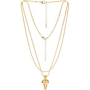 C-ZOFEK 2 PCS David Cosplay Necklaces Snake Chain Pedant Halloween Costume Accessories
