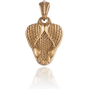 COPPERTIST.WU Rattlesnake Clip Pendant Necklace Snake Viking Amulet Pressable Fidget Jewelry Gift for Men Women Birthday